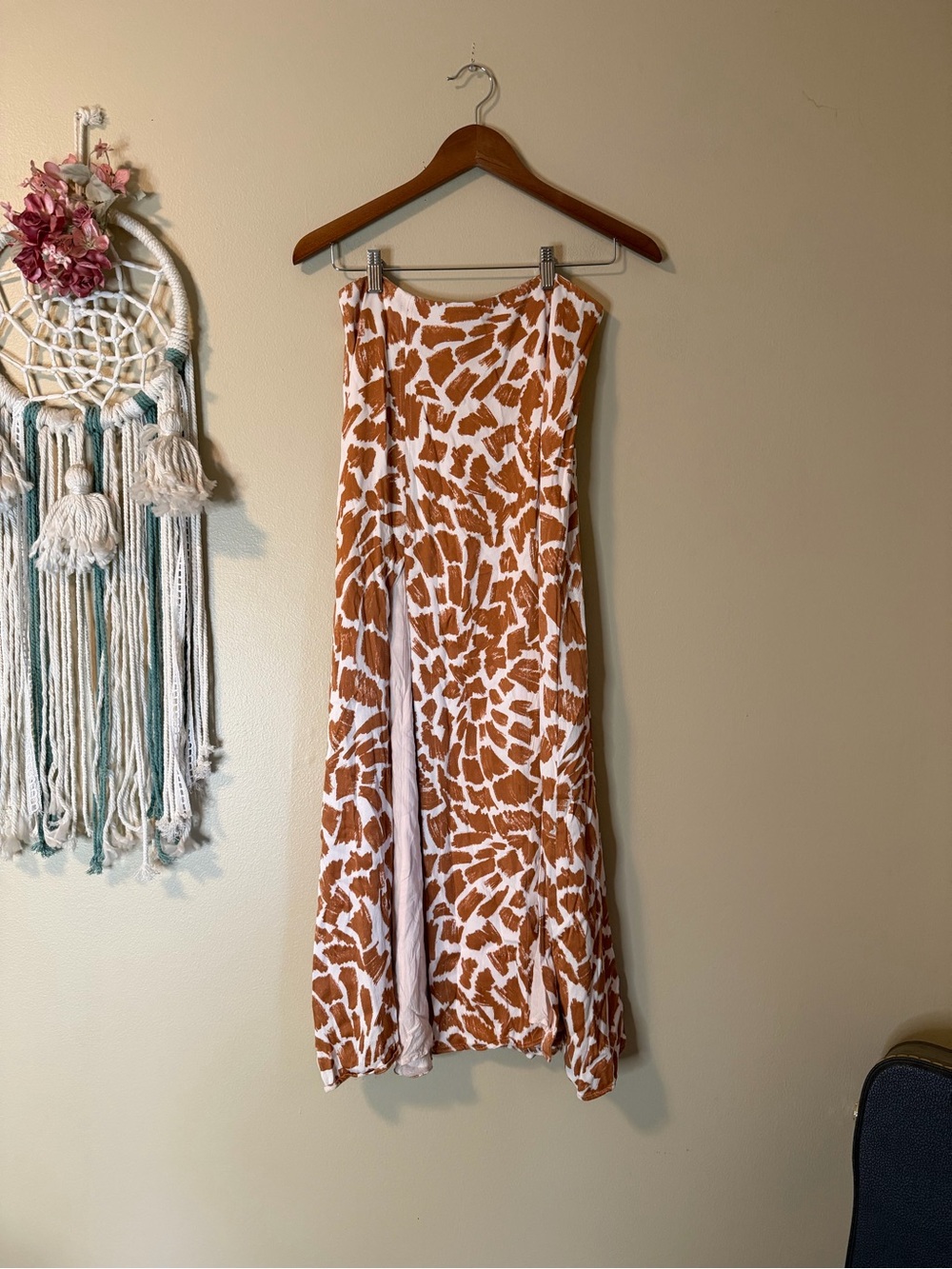 Anthropologie Maeve Printed High Slit Maxi Skirt Size 4 - Picture 2 of 6